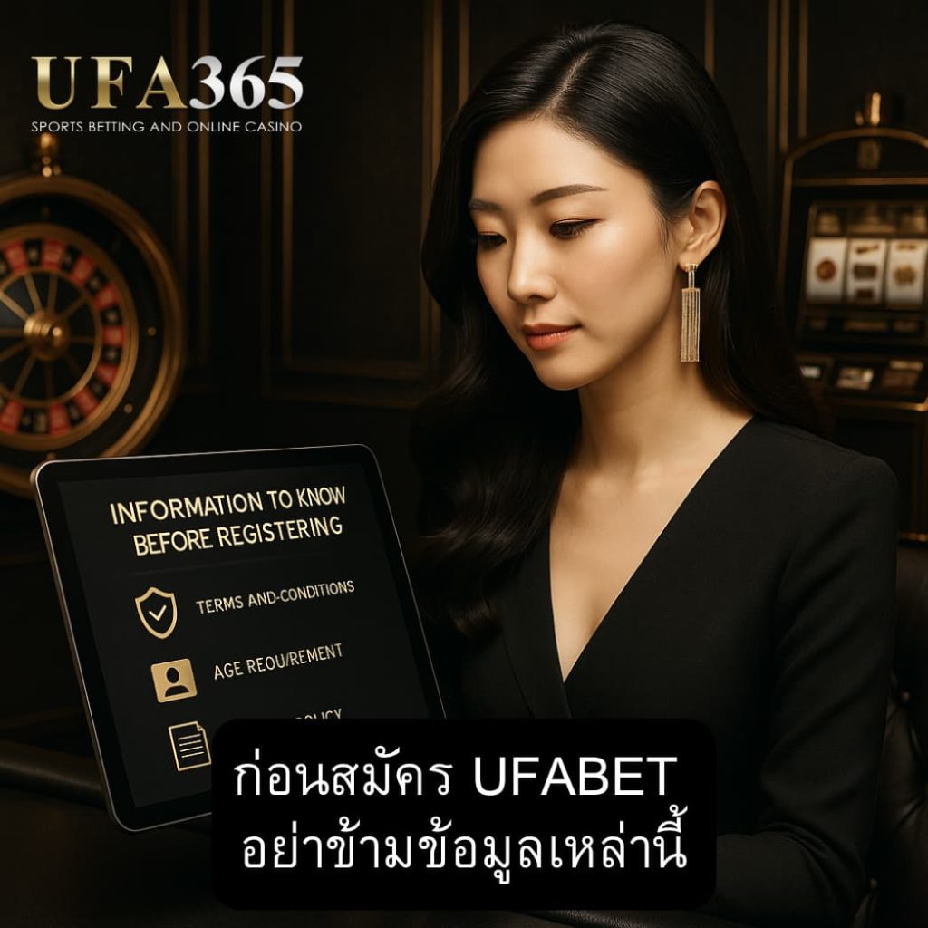 ข้อมูลสำคัญก่อนลงทะเบียน